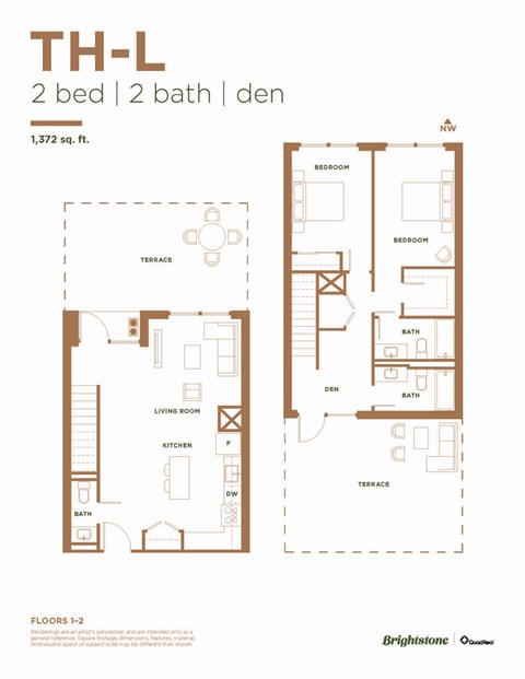 2 Bed 2 Bath